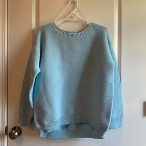 Jones New York powder blue sweater